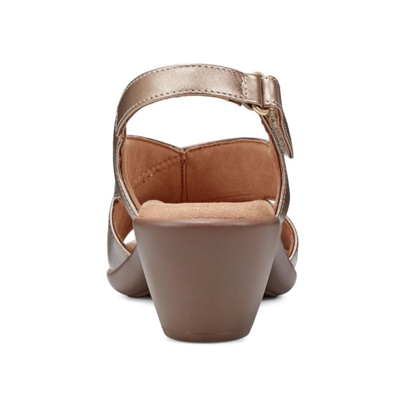 Chantal Open Toe Strappy Block Heel Sandals