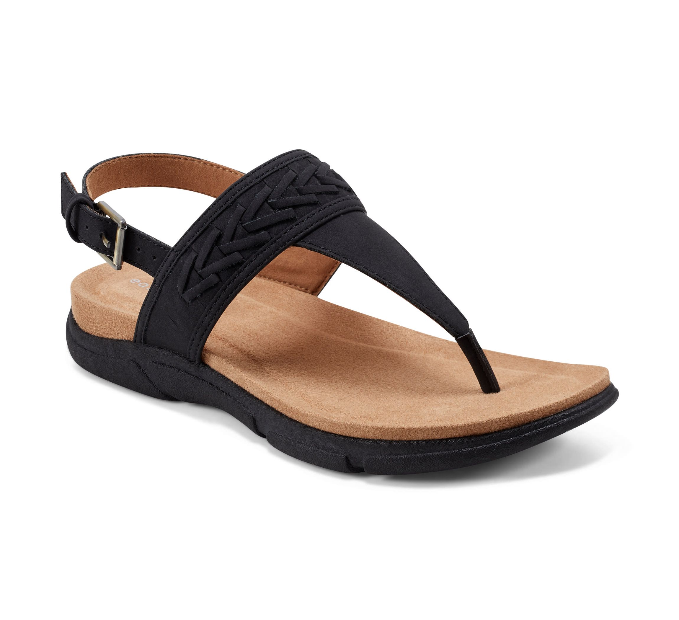 Monte Round Toe Thong Strap Sandals