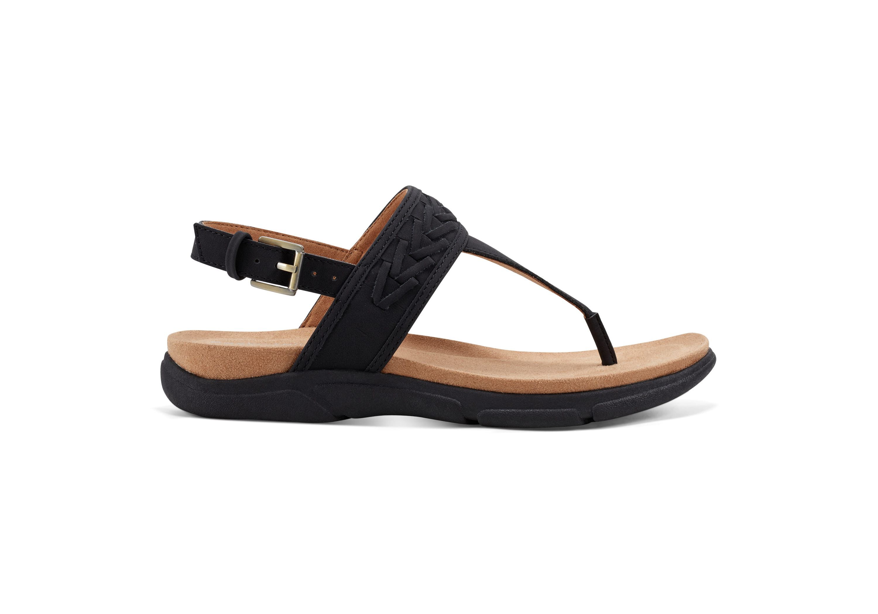 Monte Round Toe Thong Strap Sandals
