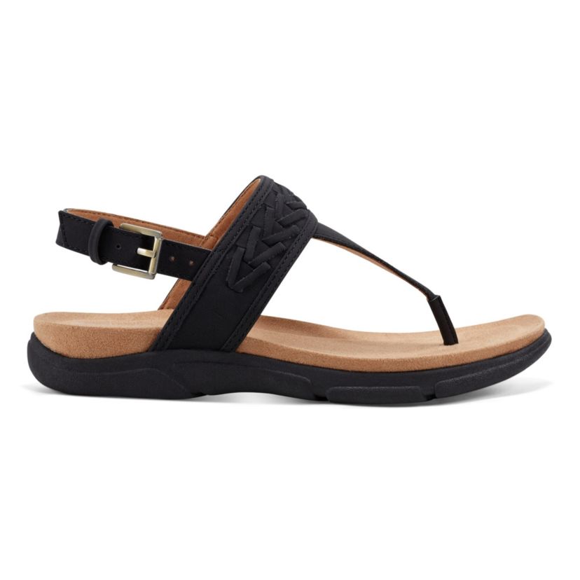 Monte Round Toe Thong Strap Sandals