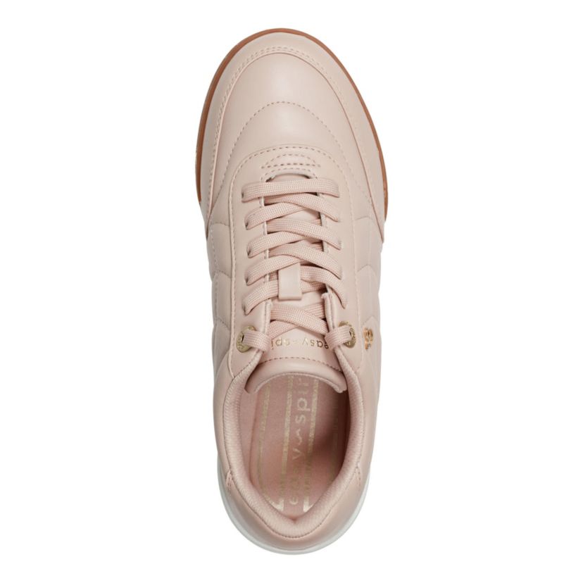Haigan Round Toe Casual Lace-up Sneakers
