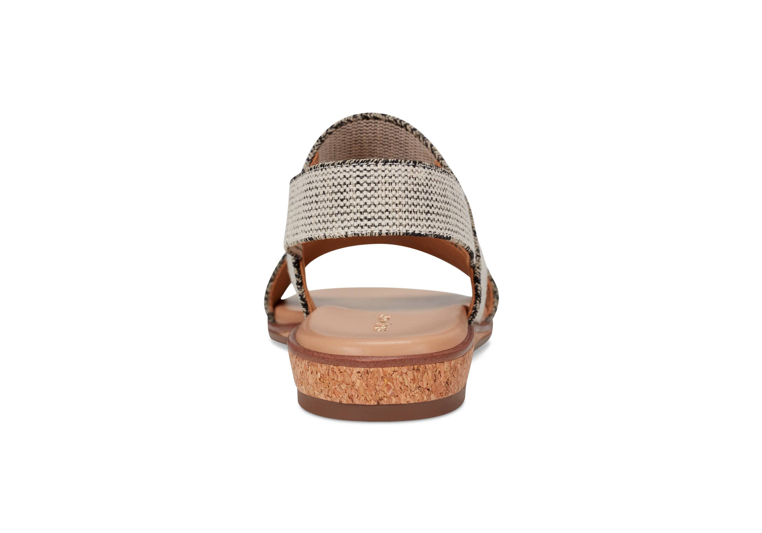 Lana Open Toe Slingback Flat Casual Sandals