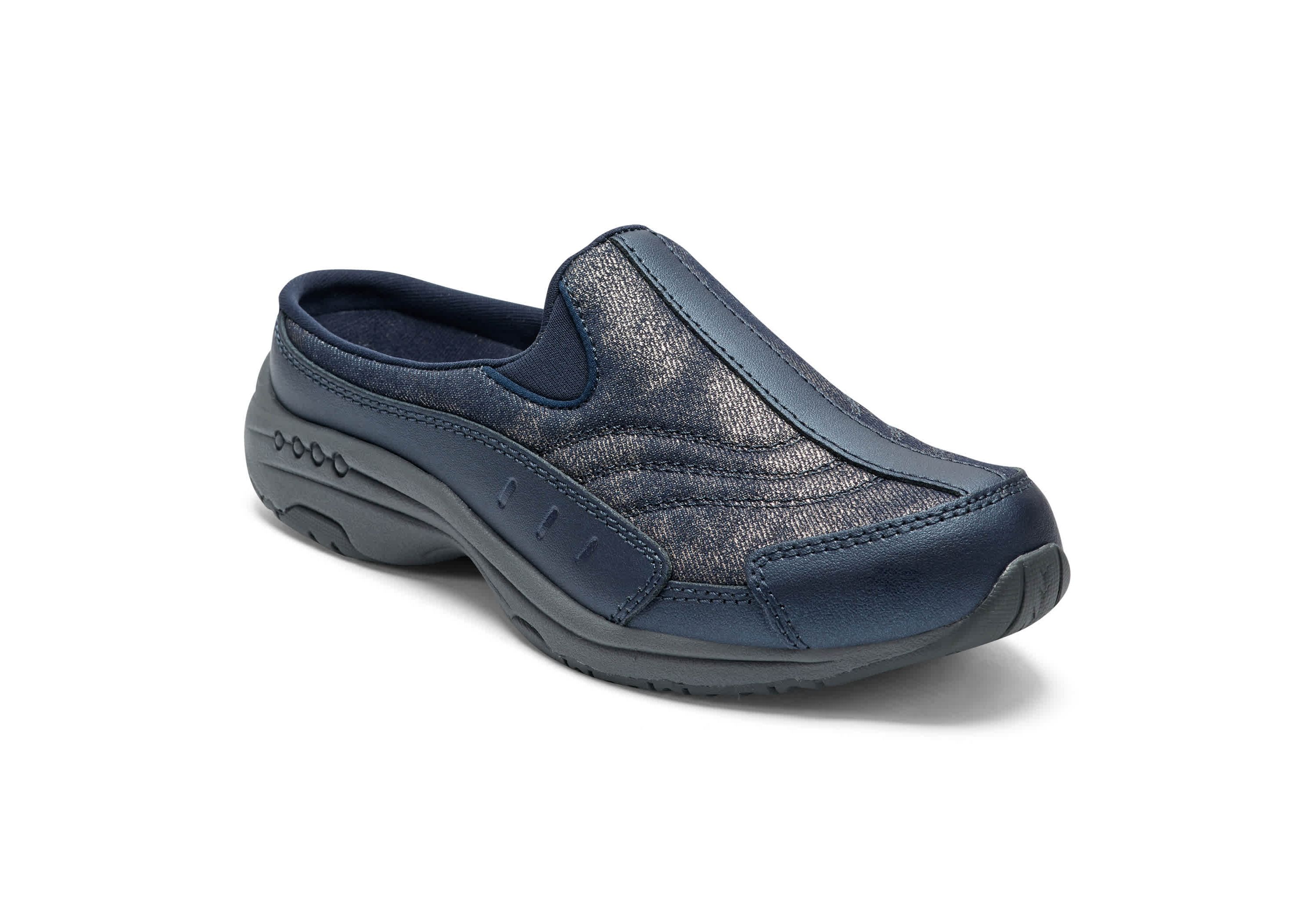 Traveltime Round Toe Casual Slip-on Mules