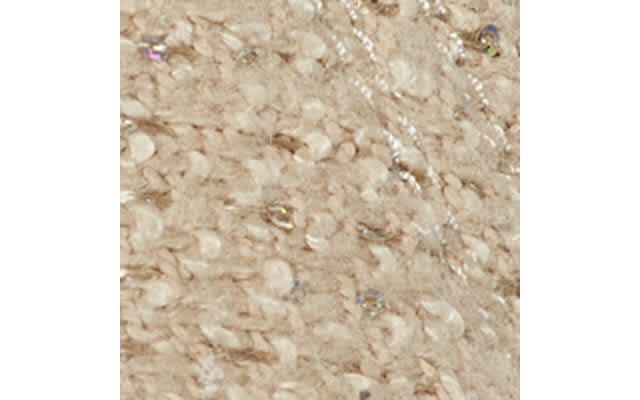 Gold Leather/Natural Sequin Boucle