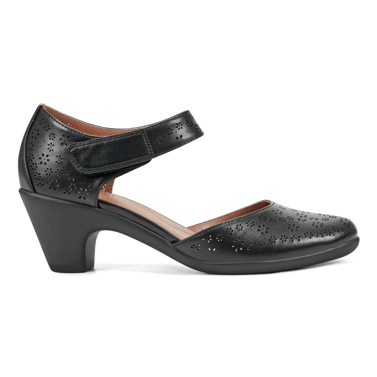 Caty Round Toe Dress Cone Heel Pumps