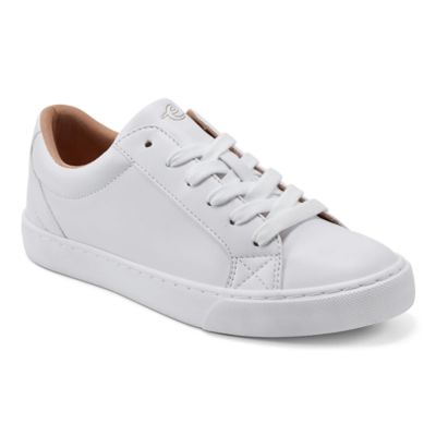 Easy Spirit Women's Lorna Lace-up Casual Round Toe Sneakers, White, 12M