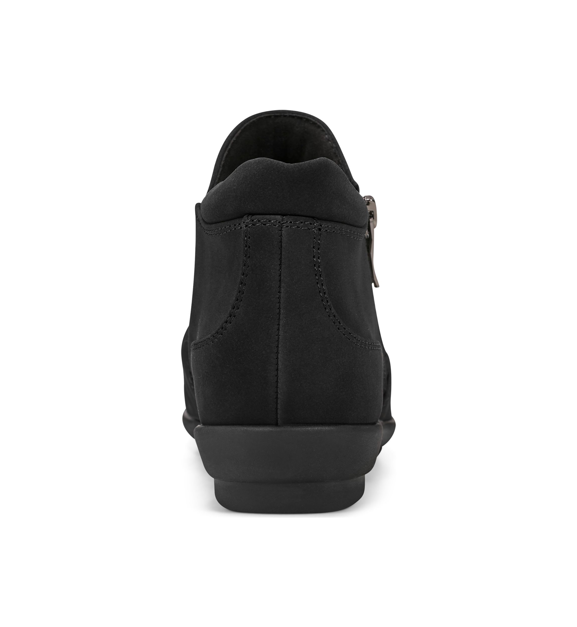 Aleta Side Zipper Casual Flat Booties