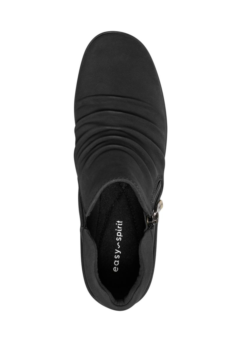 Aleta Side Zipper Casual Flat Booties