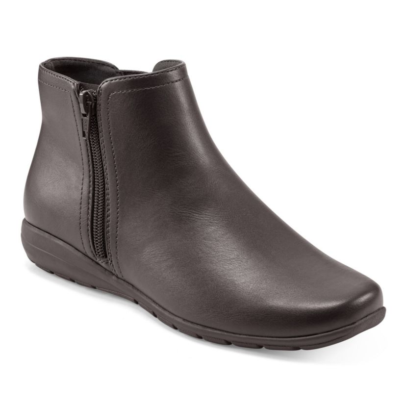 Alice Round Toe Casual Flat Booties