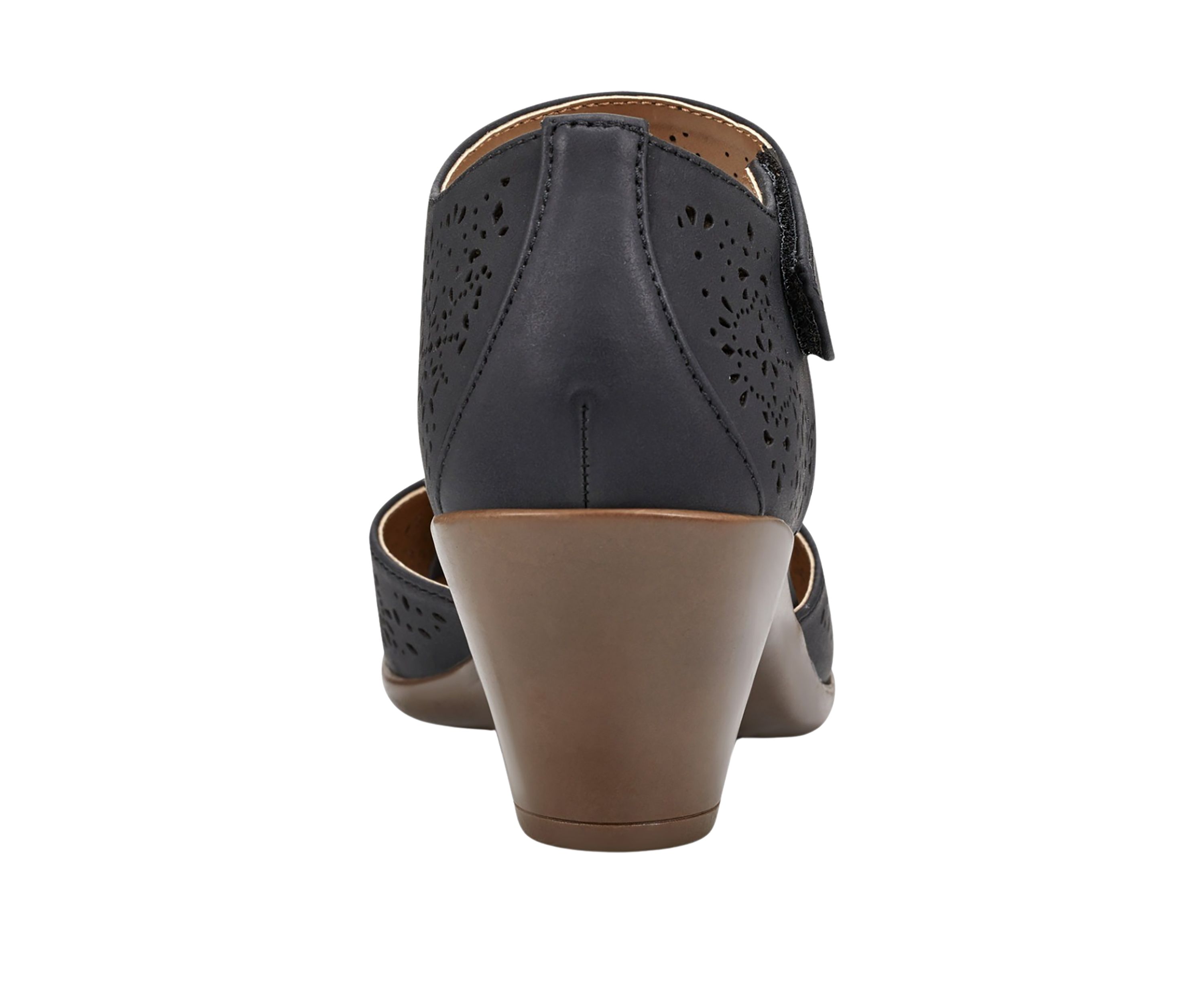 Carlee Round Toe Block Mary Jane Dress Heels