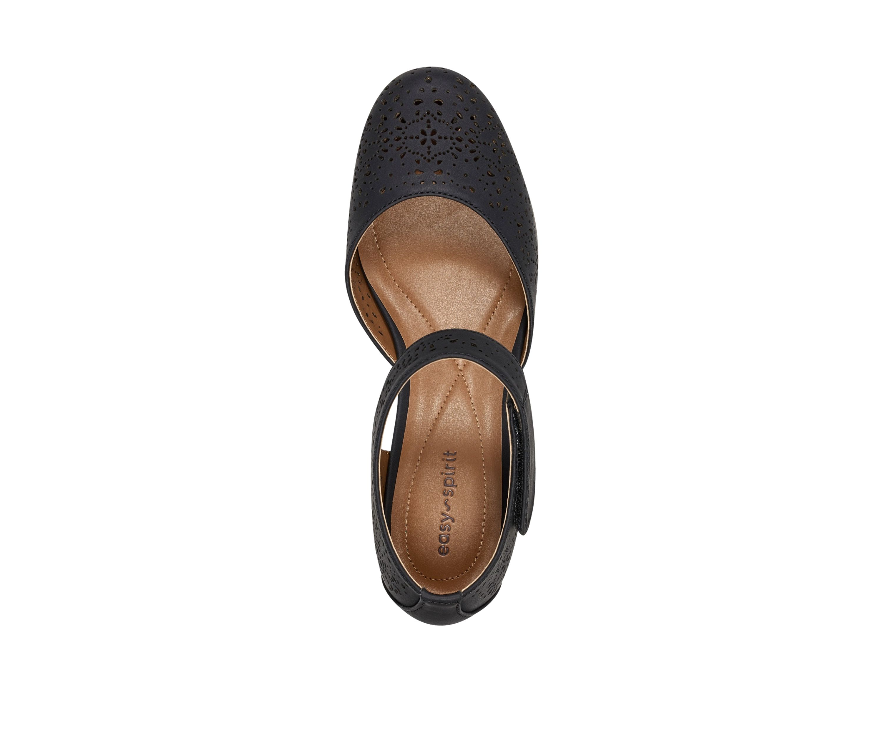 Carlee Round Toe Block Mary Jane Dress Heels