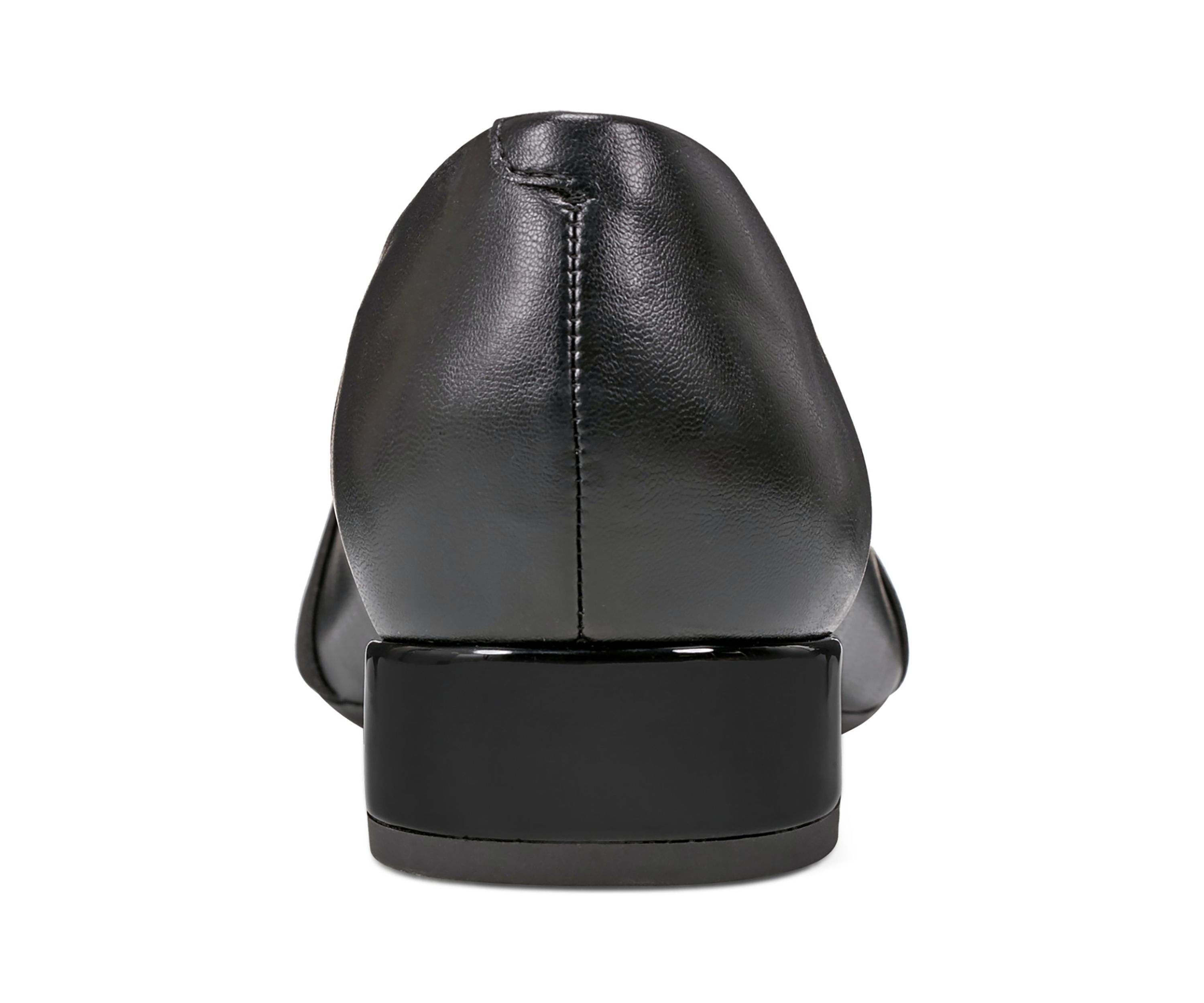 Castle Block Heel Slip On Dress Pumps