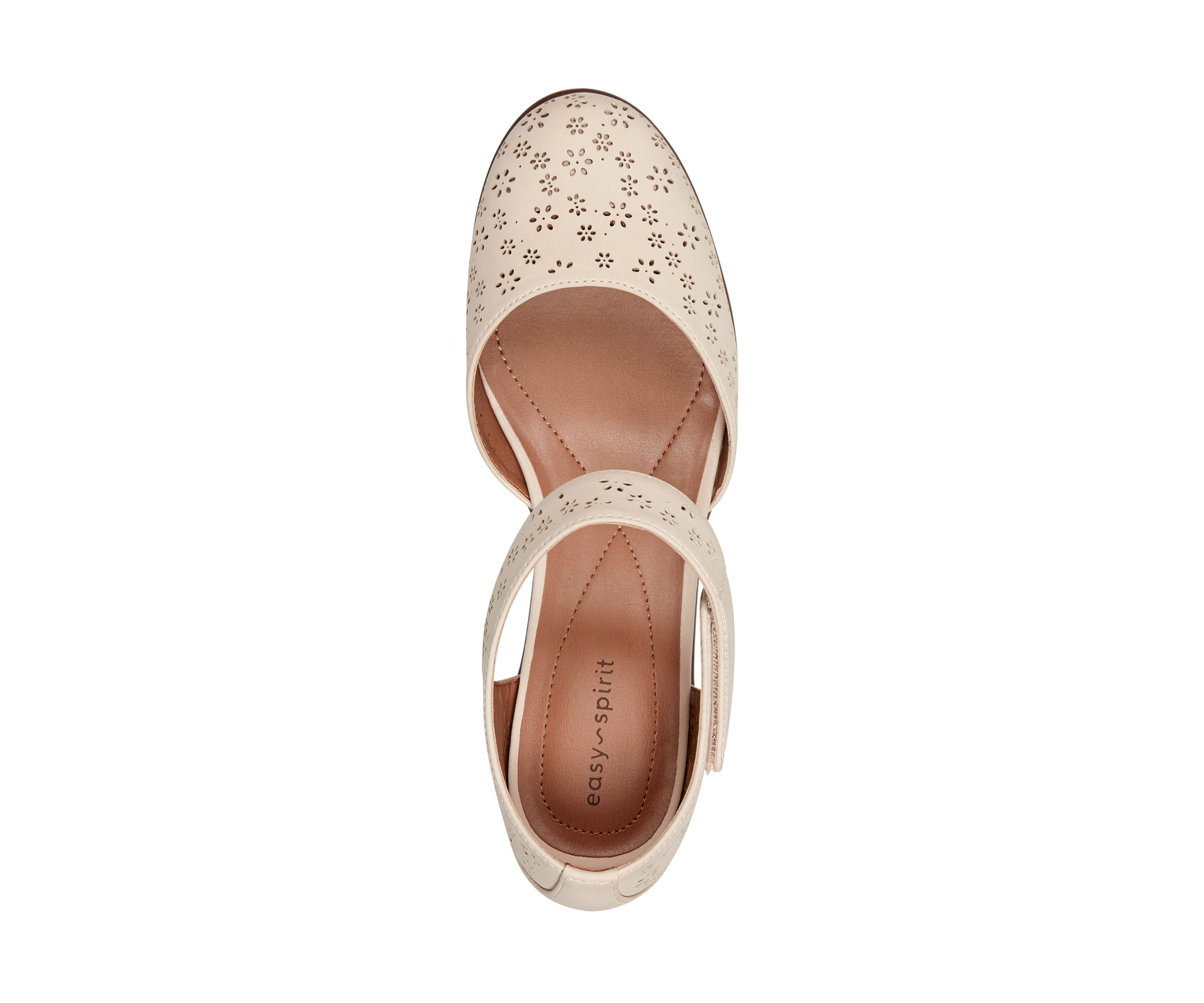 Caty Round Toe Cone Heel Pumps