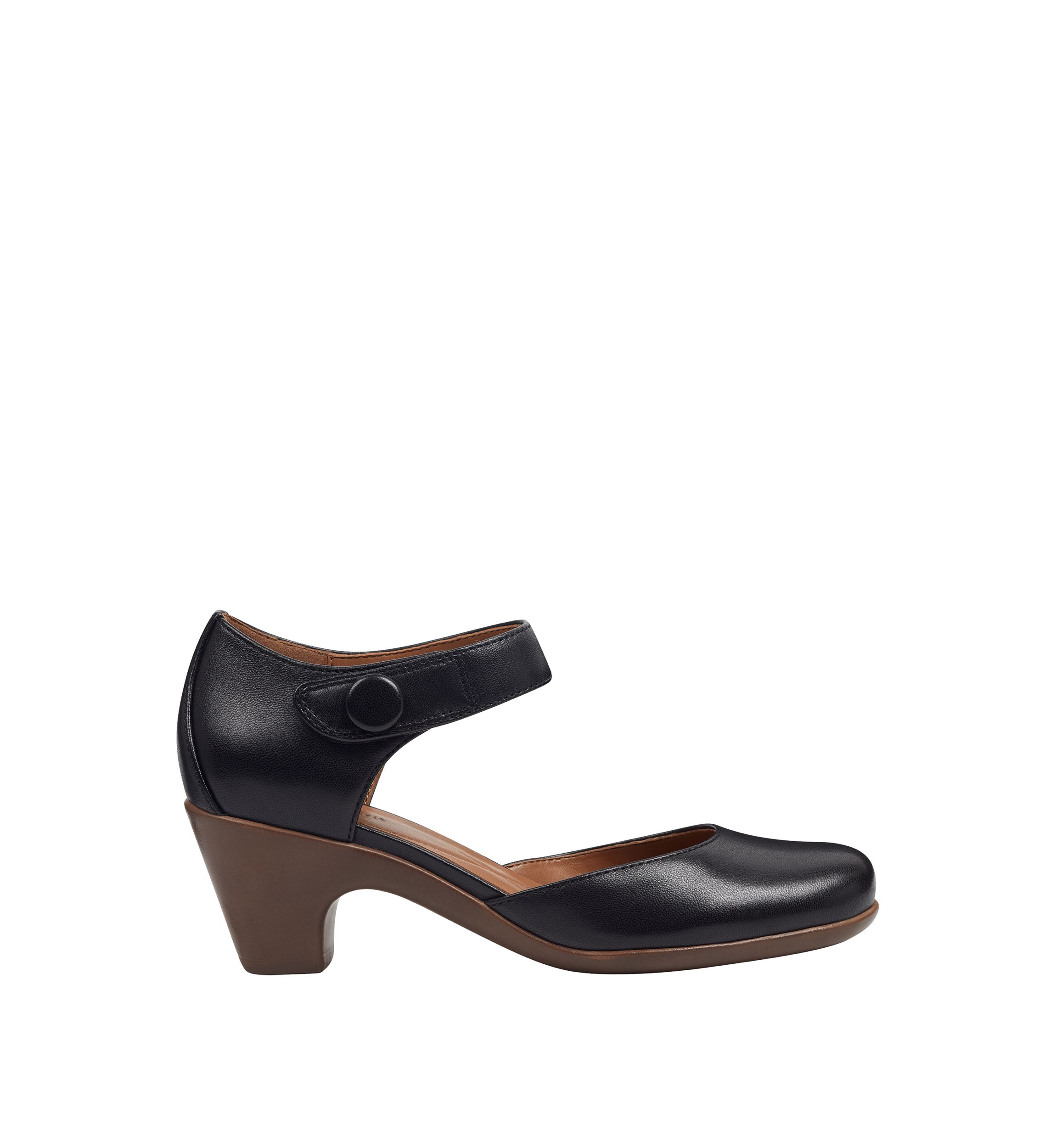 Clarice Mary Jane Block Heel Dress Pumps