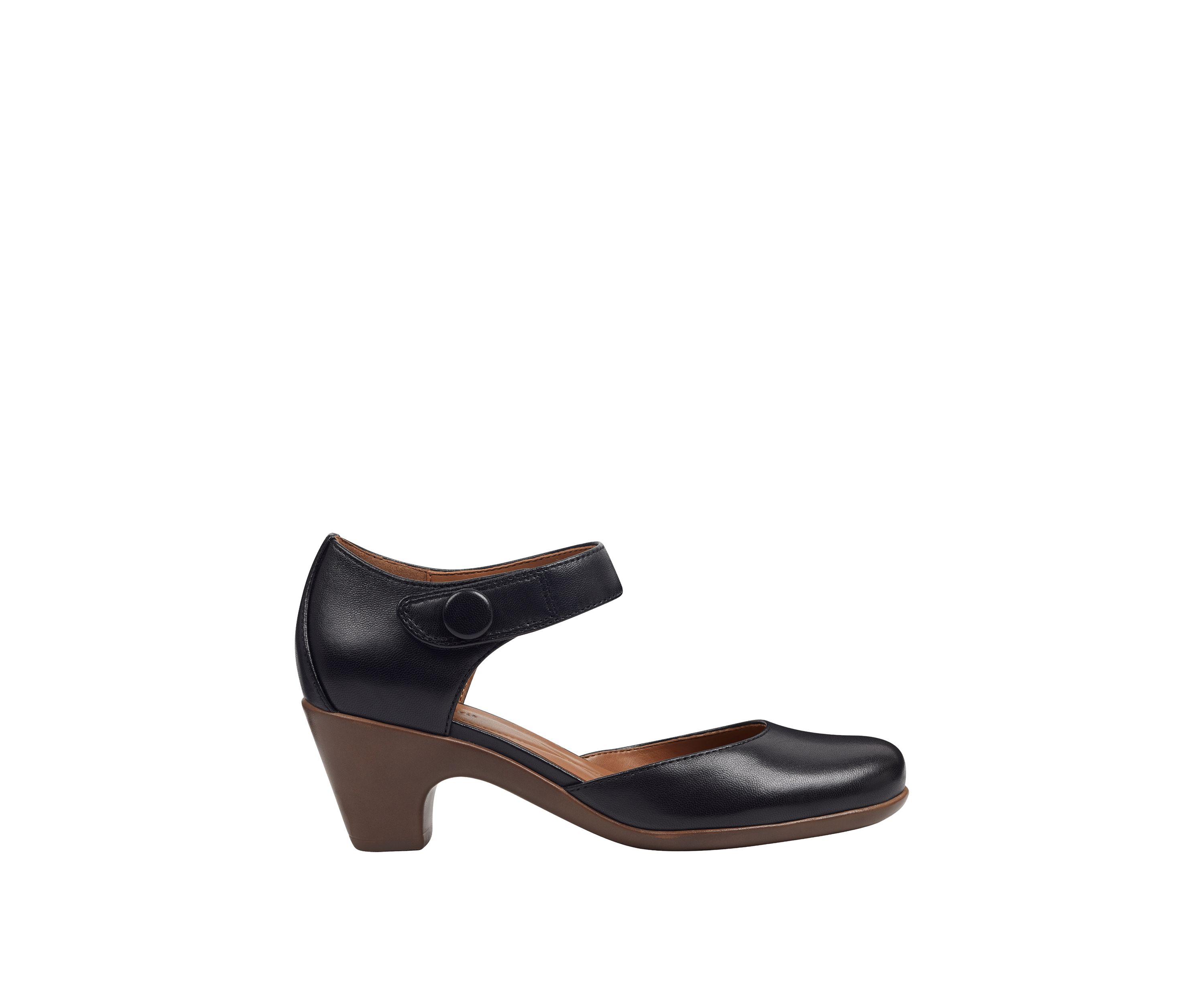 Clarice Mary Jane Block Heel Dress Pumps
