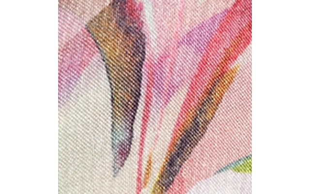 Pink Multi Watercolor Bloom Satin