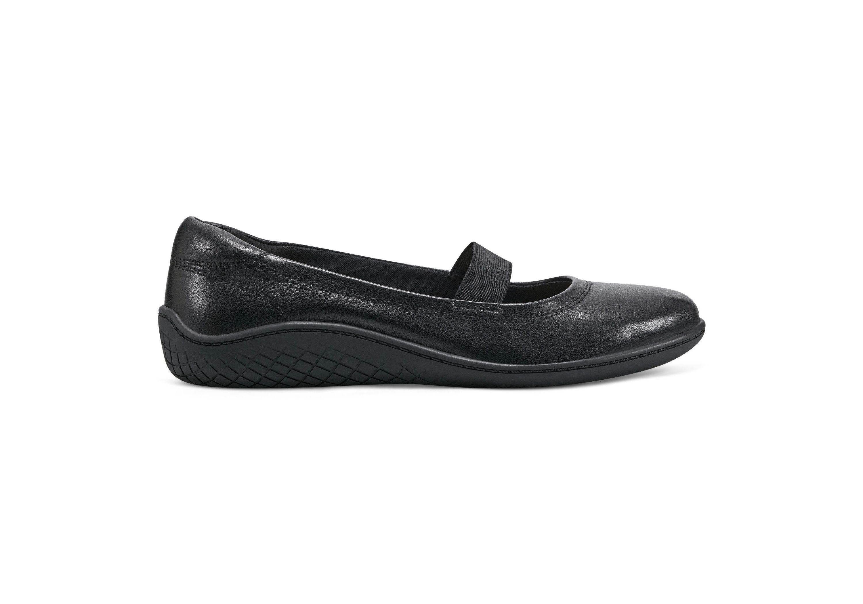 Golden Round Toe Casual Ballet Flats