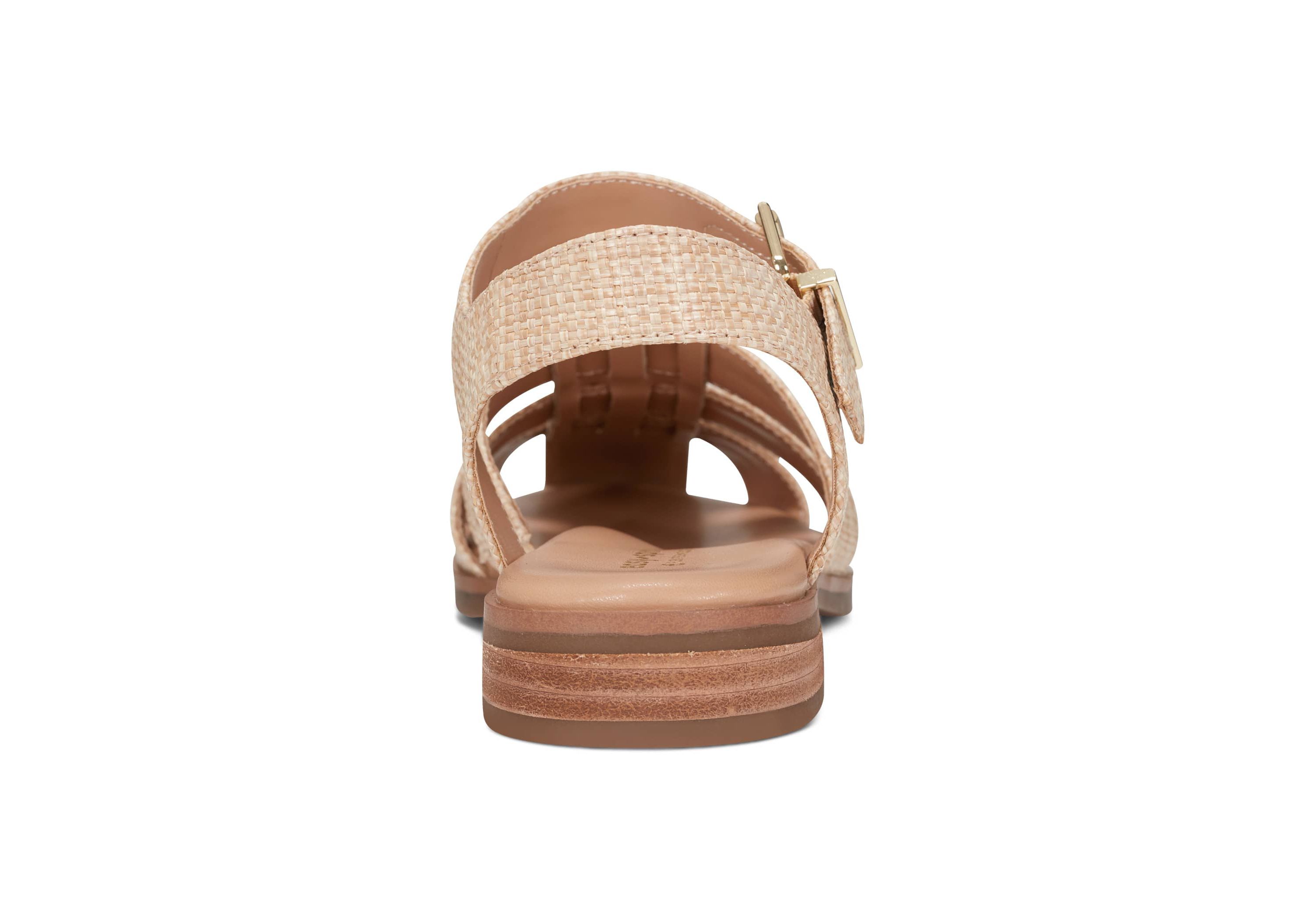 Gretty Round Toe Strappy Flat Sandals