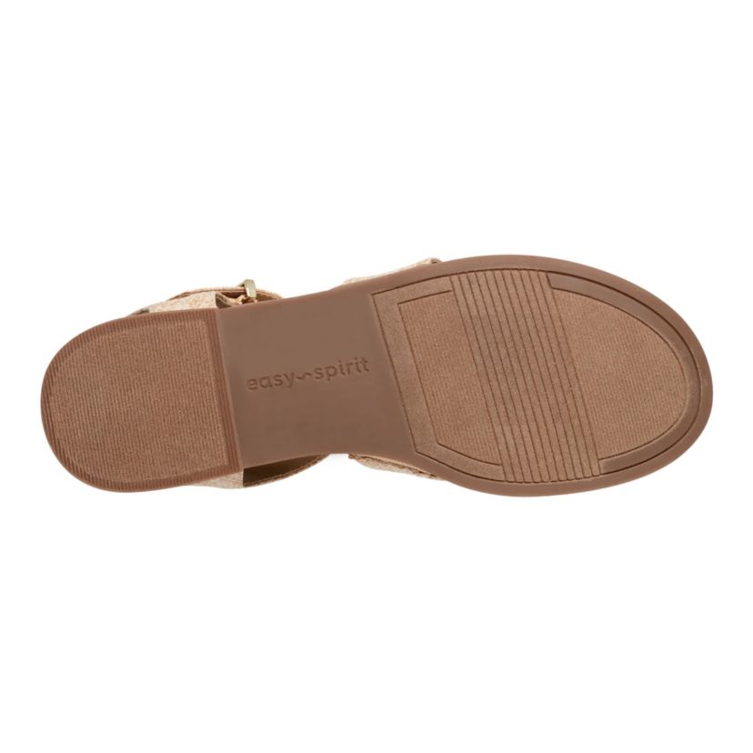 Gretty Round Toe Strappy Flat Sandals