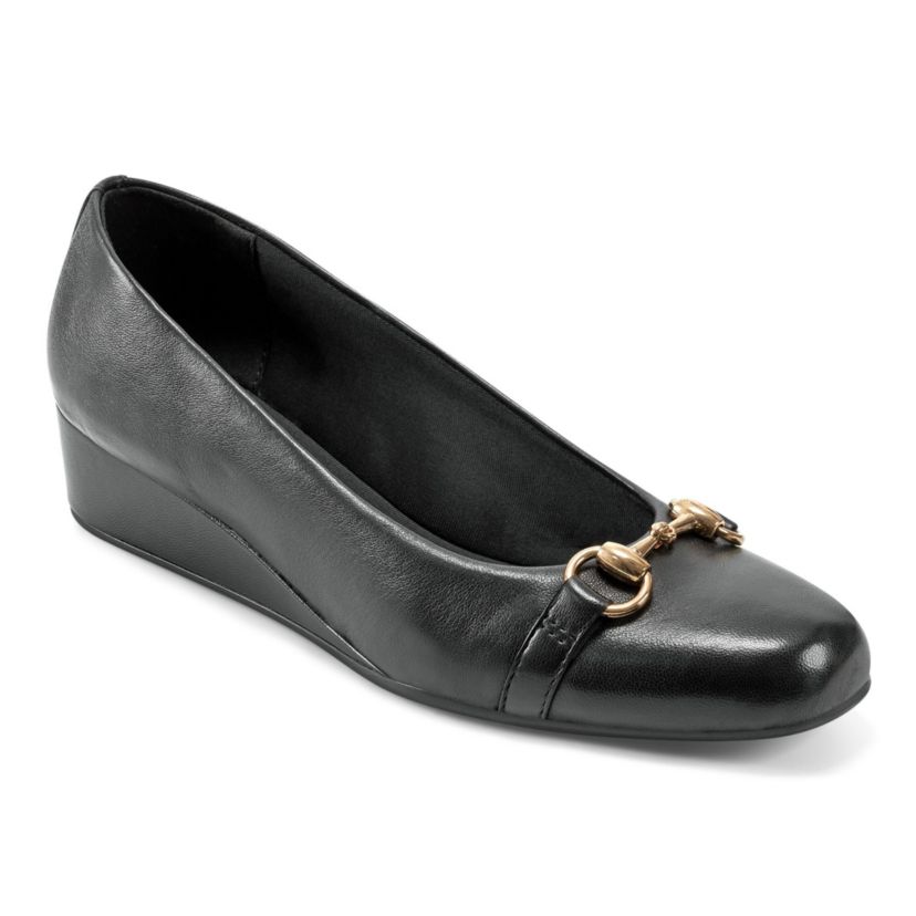 Guliana Slip-on Closed Toe Dress Wedges