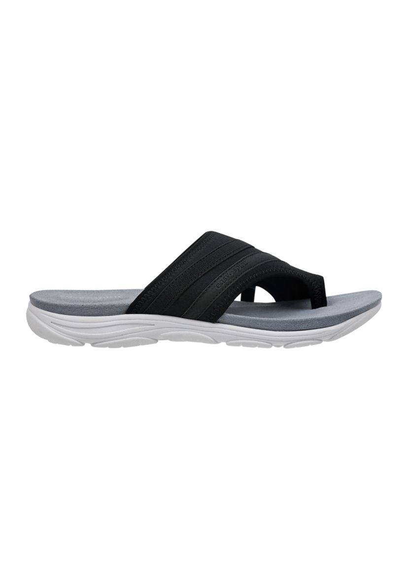 Lola Round Toe Casual Toe Ring Flat Sandals