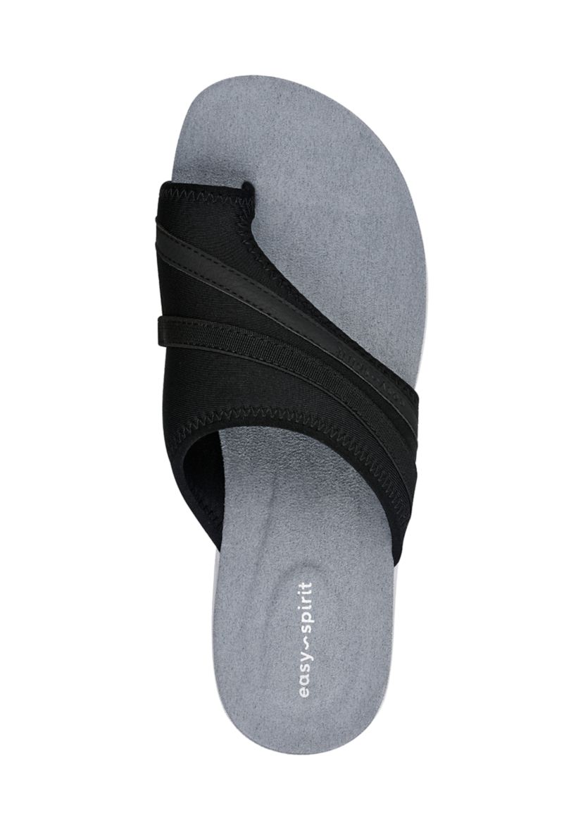 Lola Round Toe Casual Toe Ring Flat Sandals