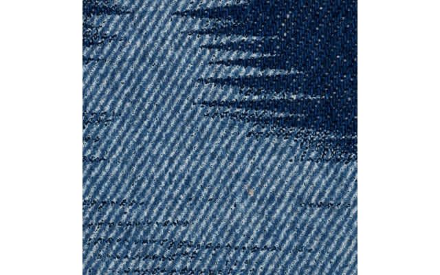 Dark Blue Leather/Blue Denim Multi