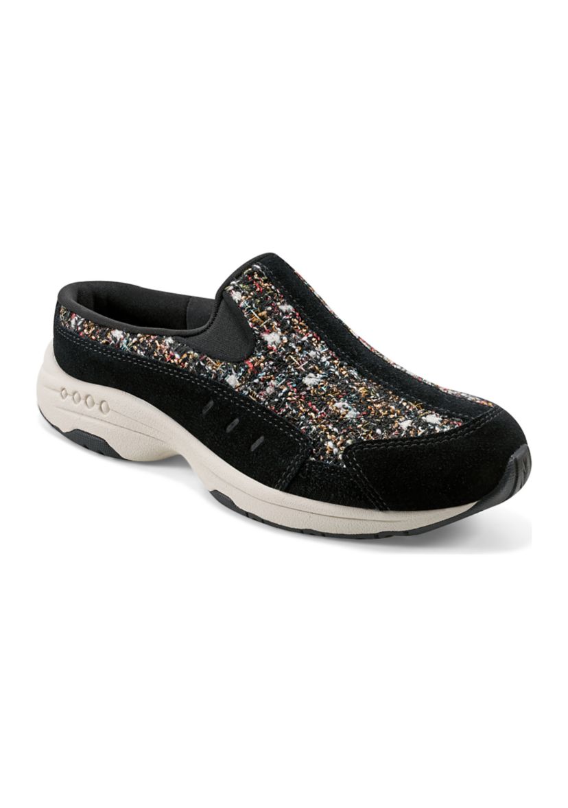 Traveltime Round Toe Casual Slip On Mules