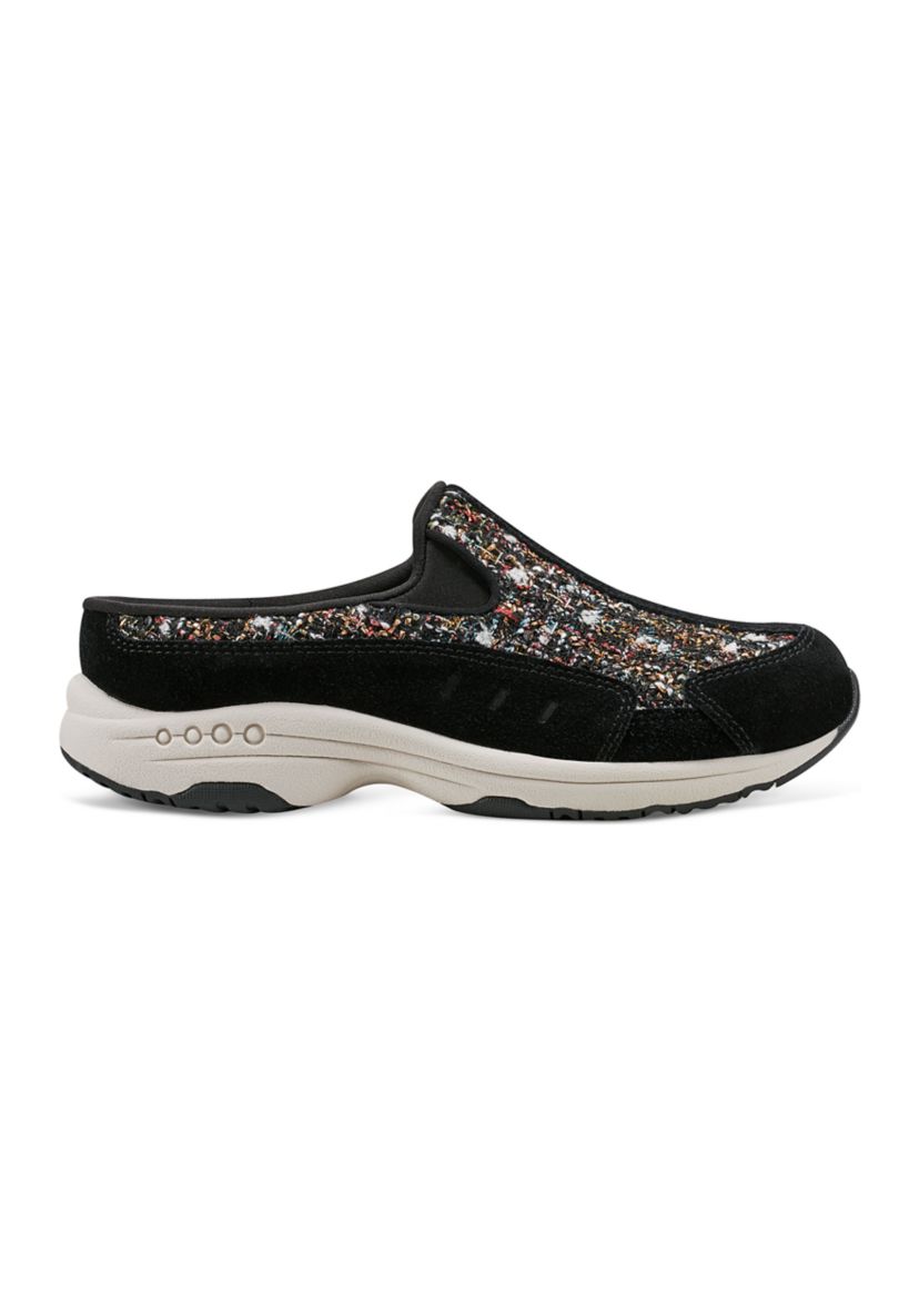 Traveltime Round Toe Casual Slip On Mules