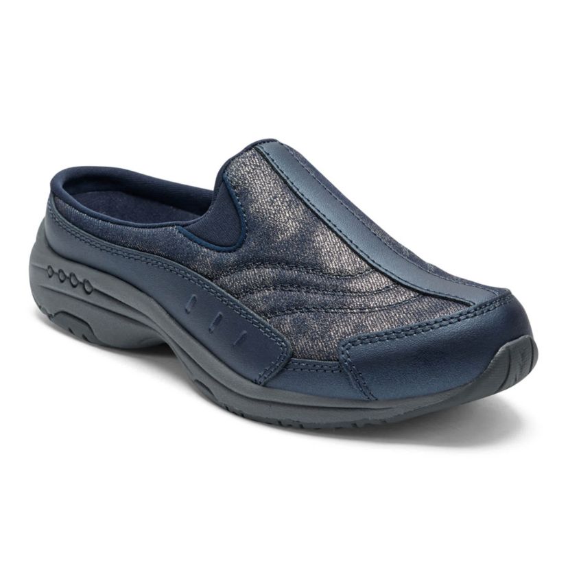 Traveltime Round Toe Casual Slip-on Mules