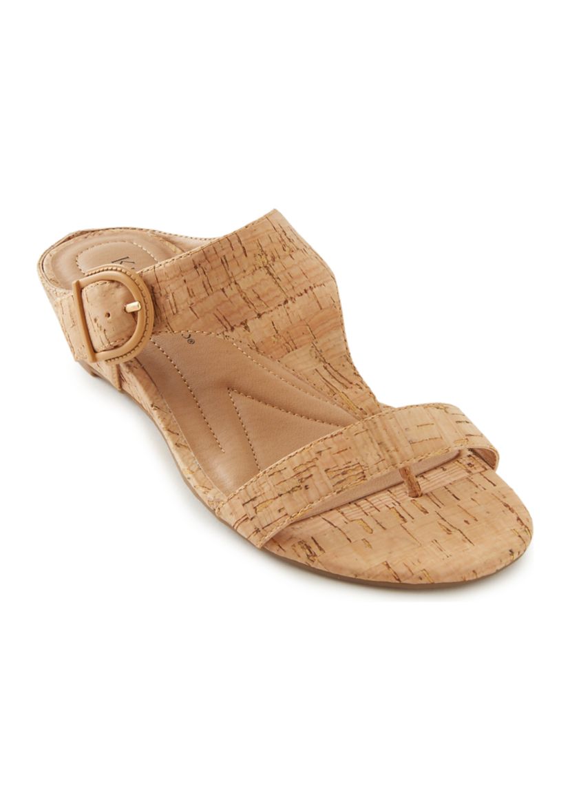 Ilaine Cork Wedge Sandals