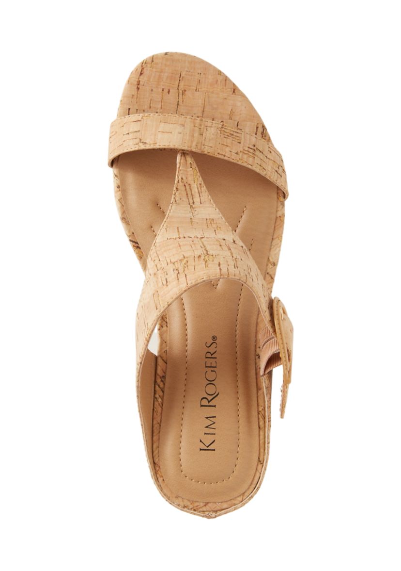 Ilaine Cork Wedge Sandals