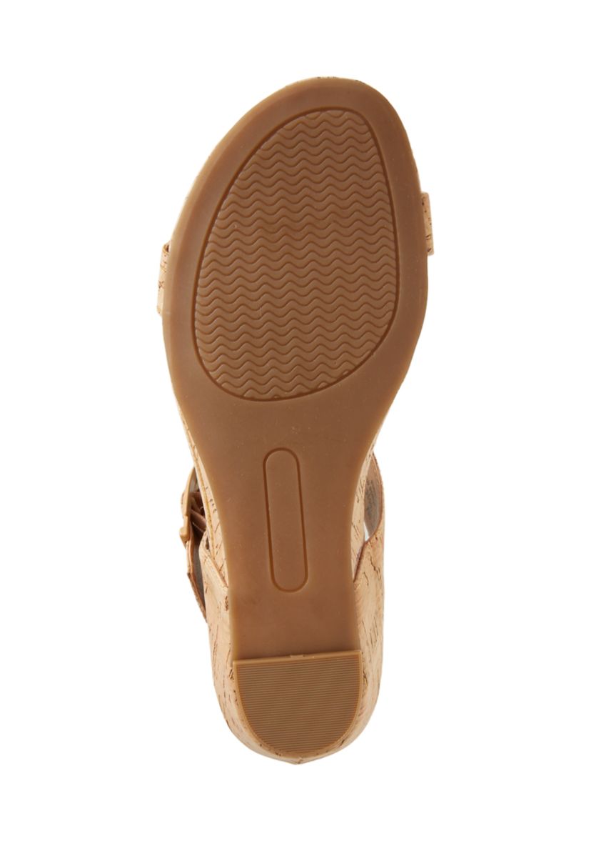 Ilaine Cork Wedge Sandals