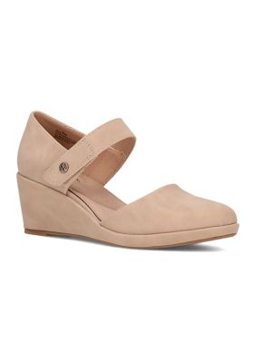 Kim Rogers Women's Iria Wedge Heels, Tan, 7.5M