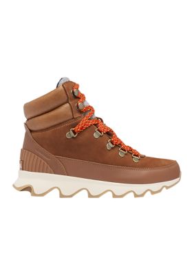 sorel women's kinetic nubuck leather platform booties