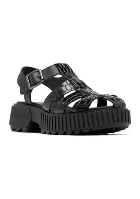 SOREL Women's Onaâ¢ Streetworks Fisherman Mid Sandals, 8M