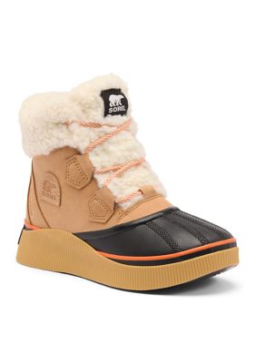 SOREL Women's Out & About IV Chillz Water Proof Boots, Black, 6.5M