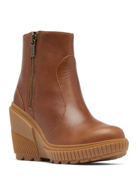 SOREL Women's Ona Aveâ¢ Zip Wedge Booties
