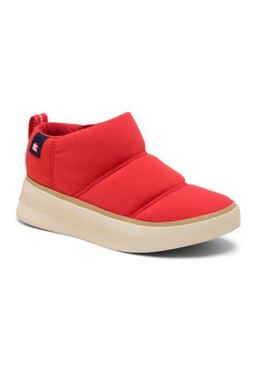 SOREL Women's Out N Aboutâ¢ IV Mini Puffy Booties, Red, 8M