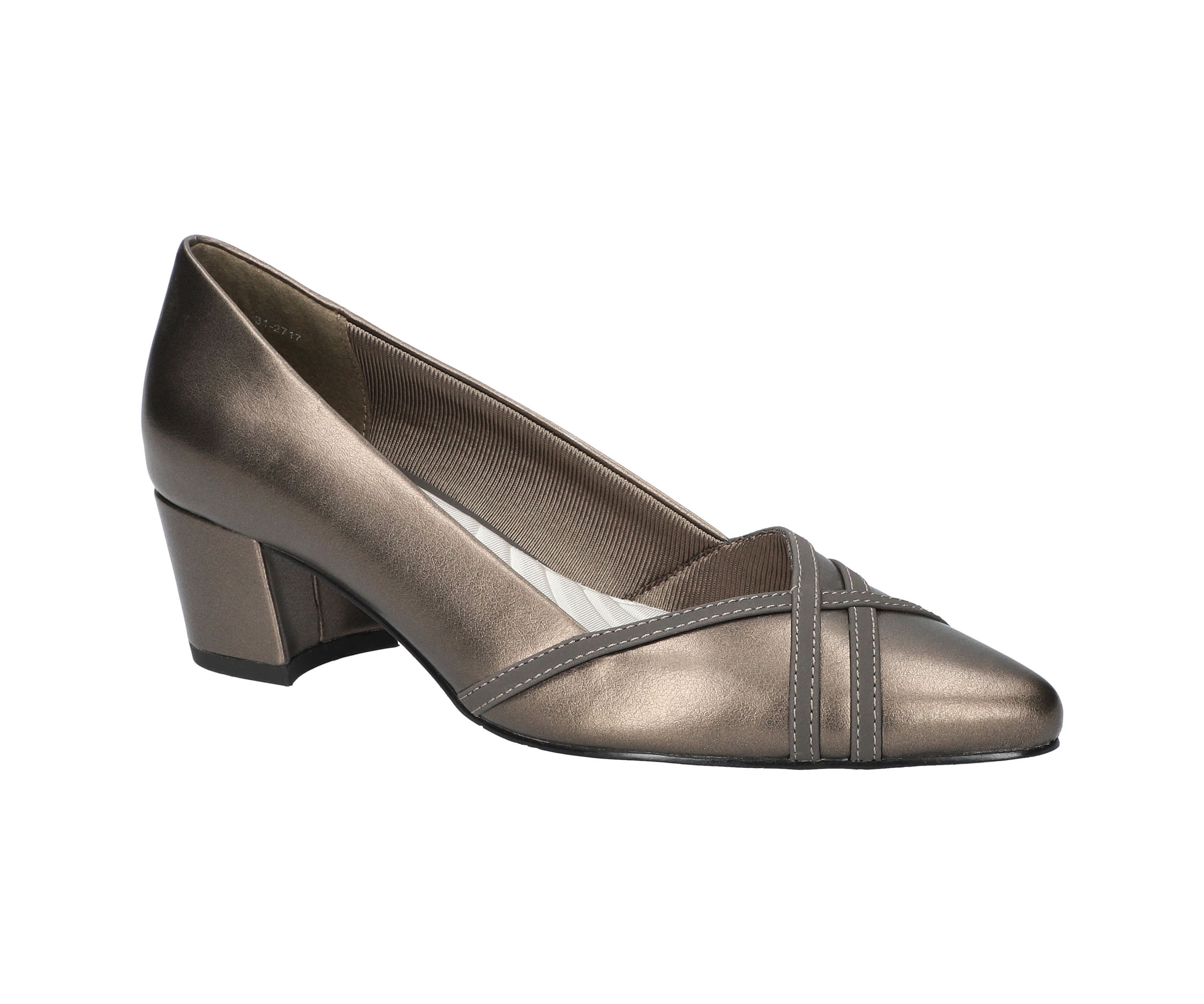 Lotus Block Heel Pumps