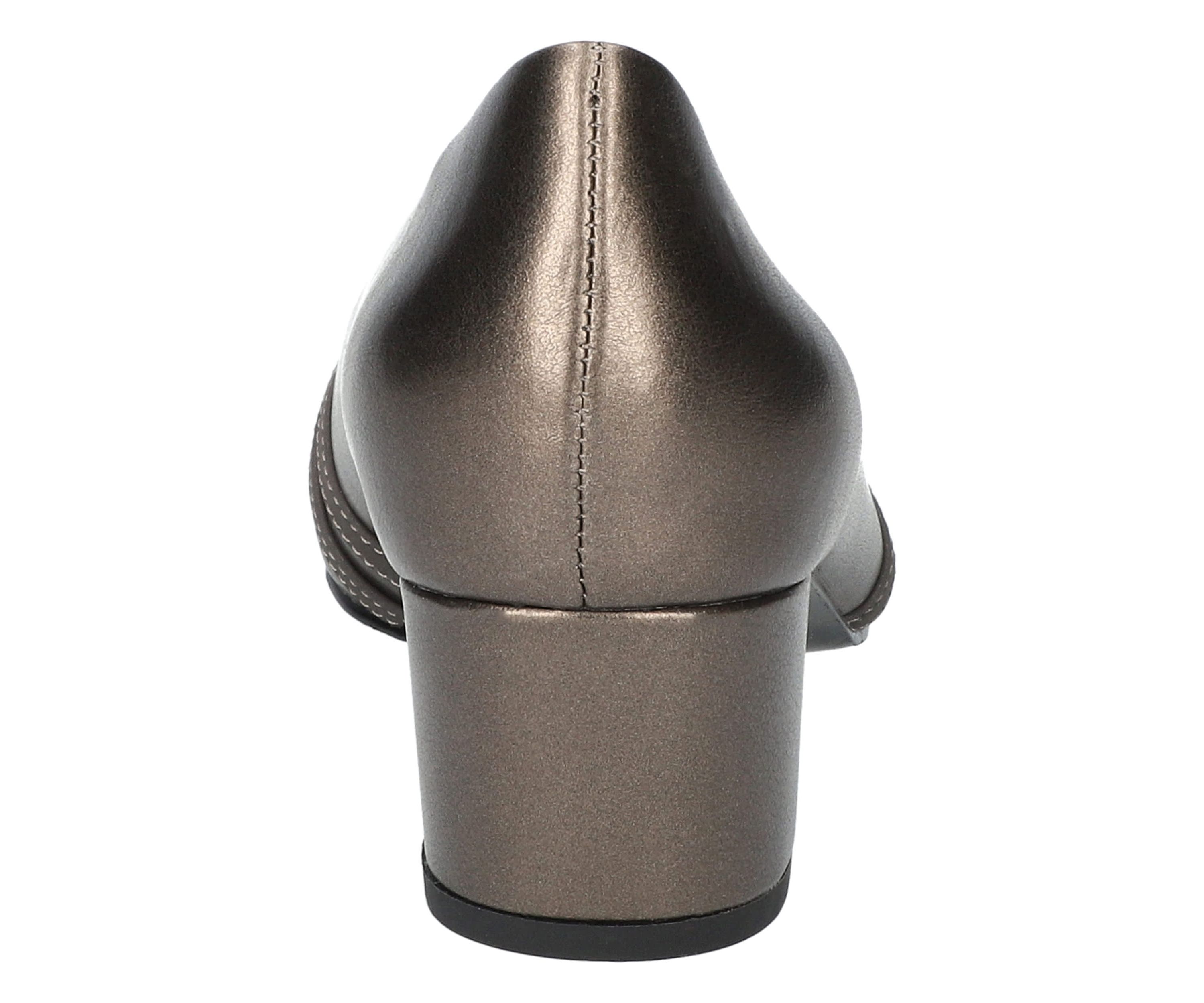 Lotus Block Heel Pumps