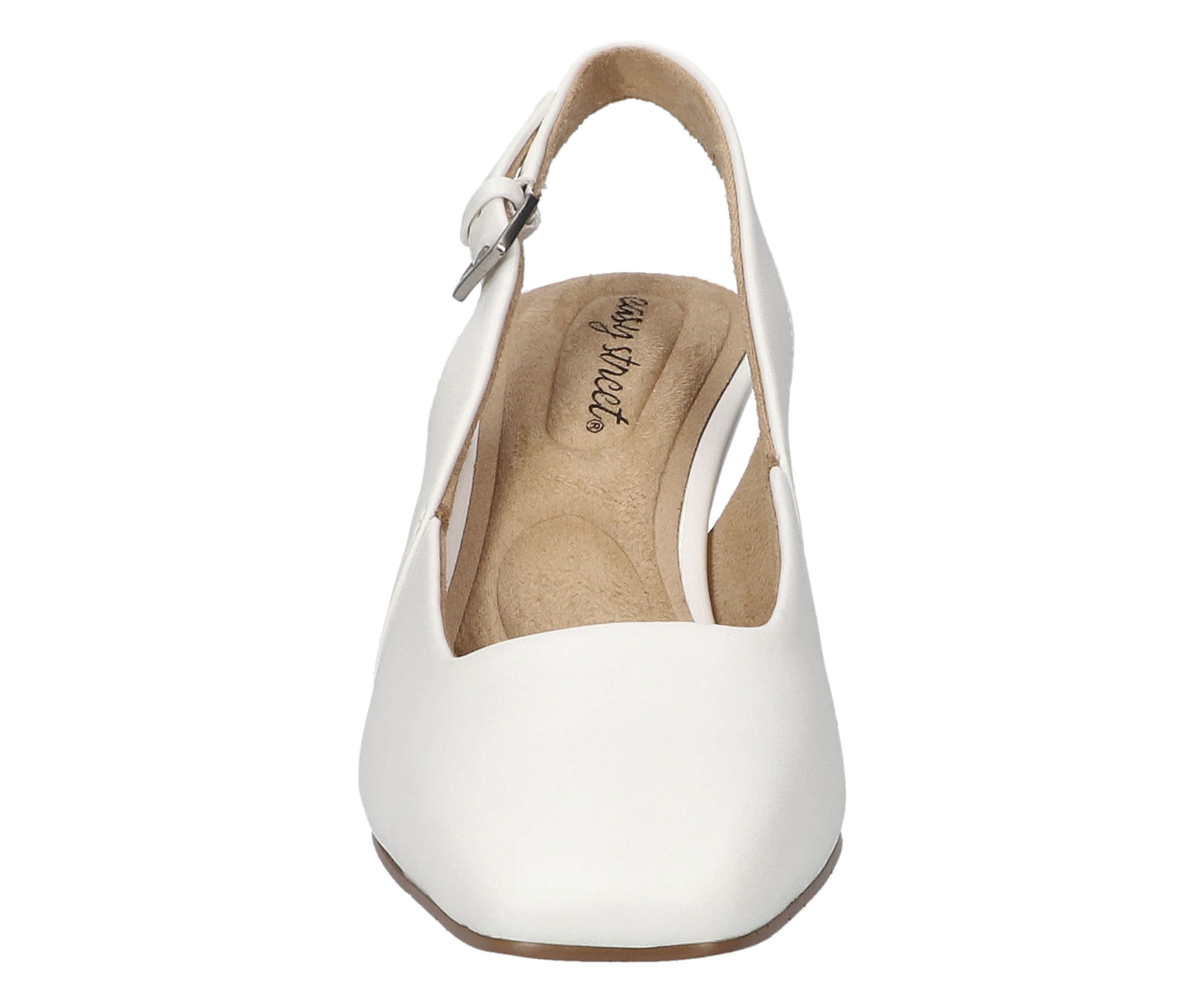 Ritsa Square Toe Slingback Pumps