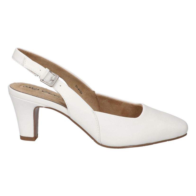 Ritsa Square Toe Slingback Pumps