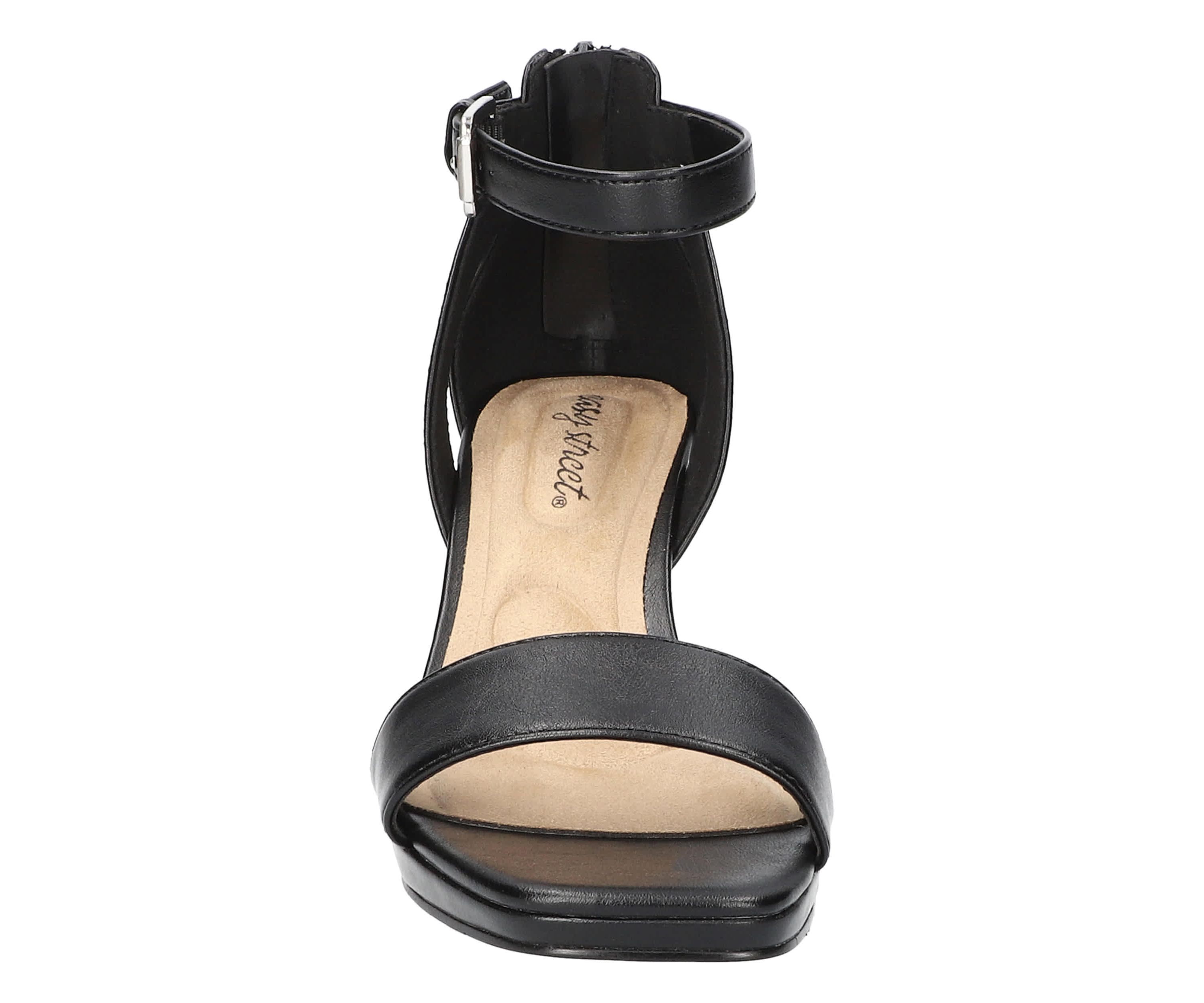 Ro Square Toe Heeled Sandals