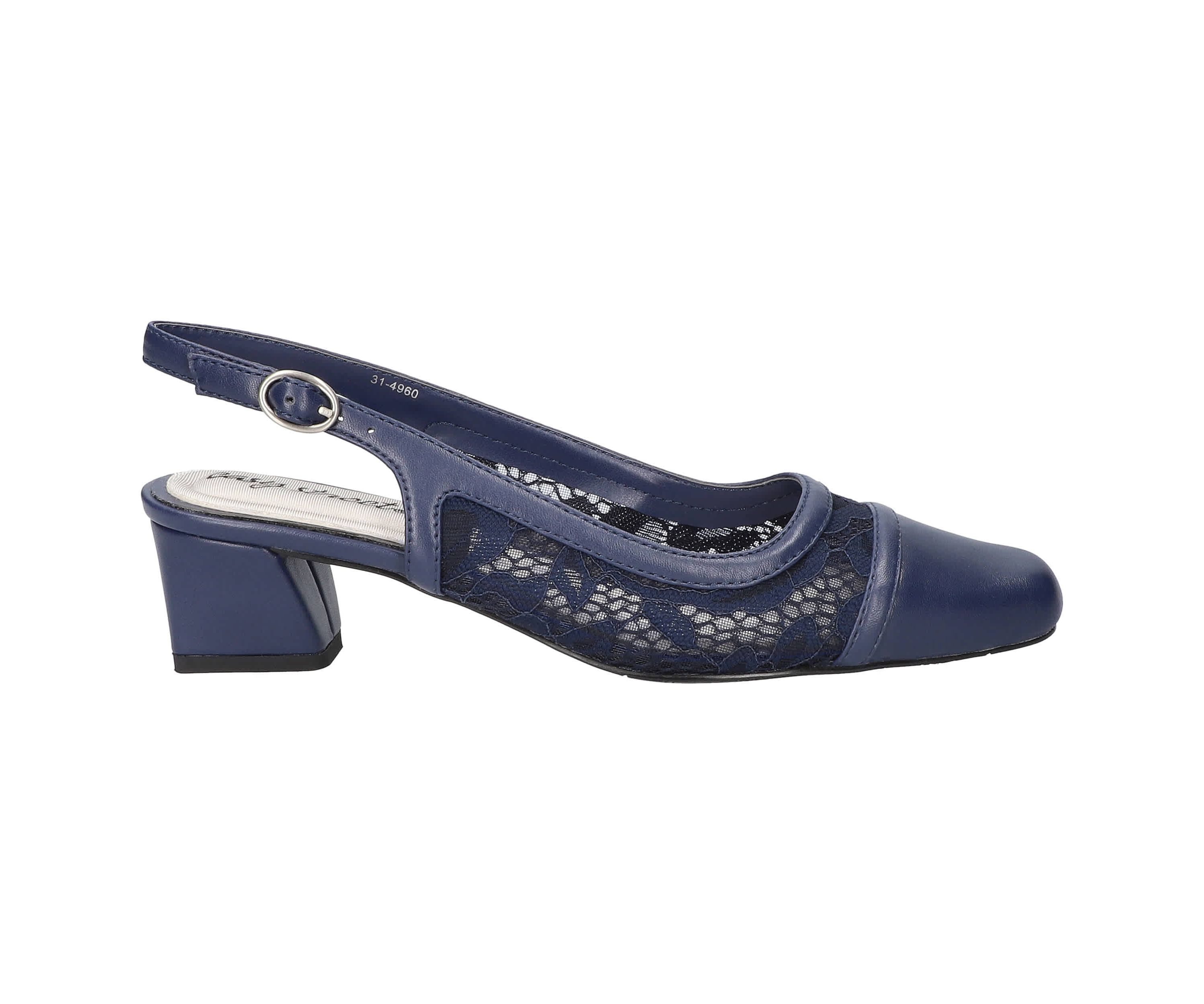 Fortune Square Toe Slingback Pumps