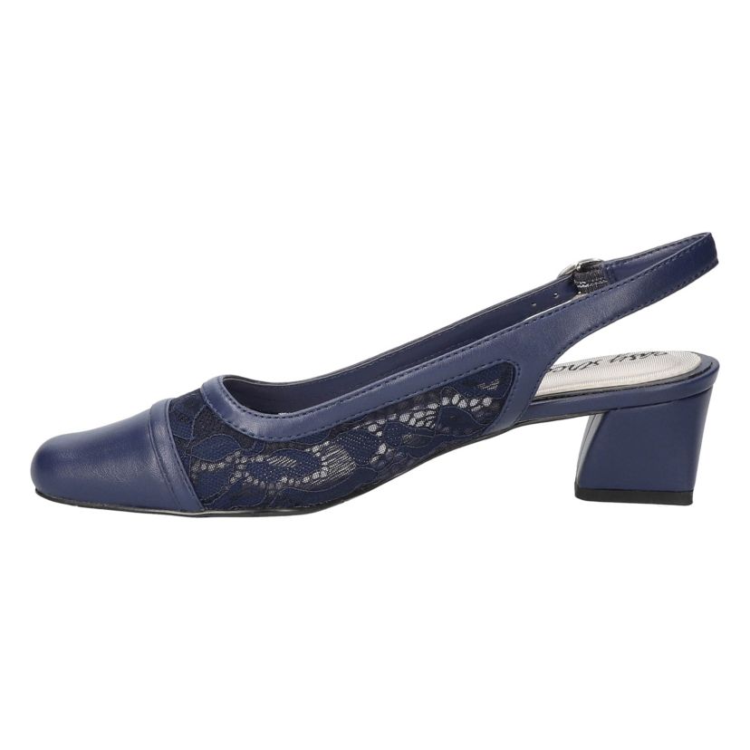 Fortune Square Toe Slingback Pumps