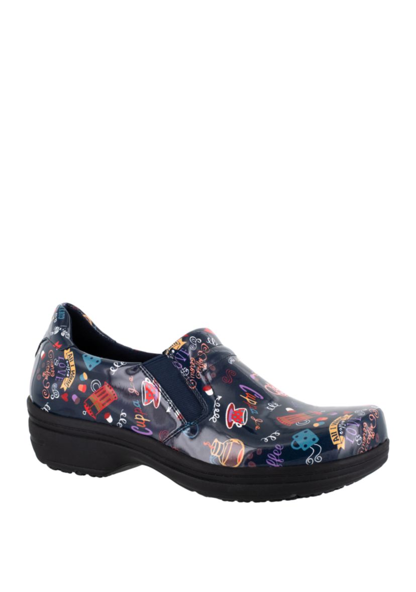 Bind Slip Resistant Twin Gore Slip On Work Shoes