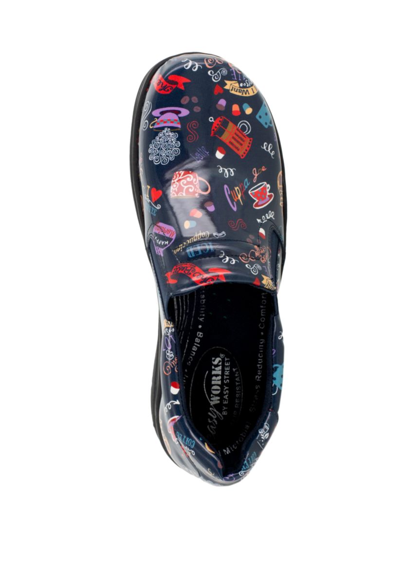 Bind Slip Resistant Twin Gore Slip On Work Shoes