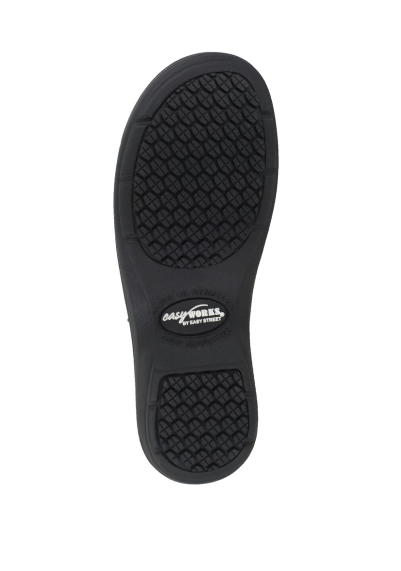 Bind Slip Resistant Twin Gore Slip On Work Shoes