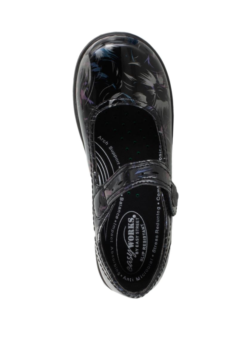 Letsee Slip Resistant Mary Janes